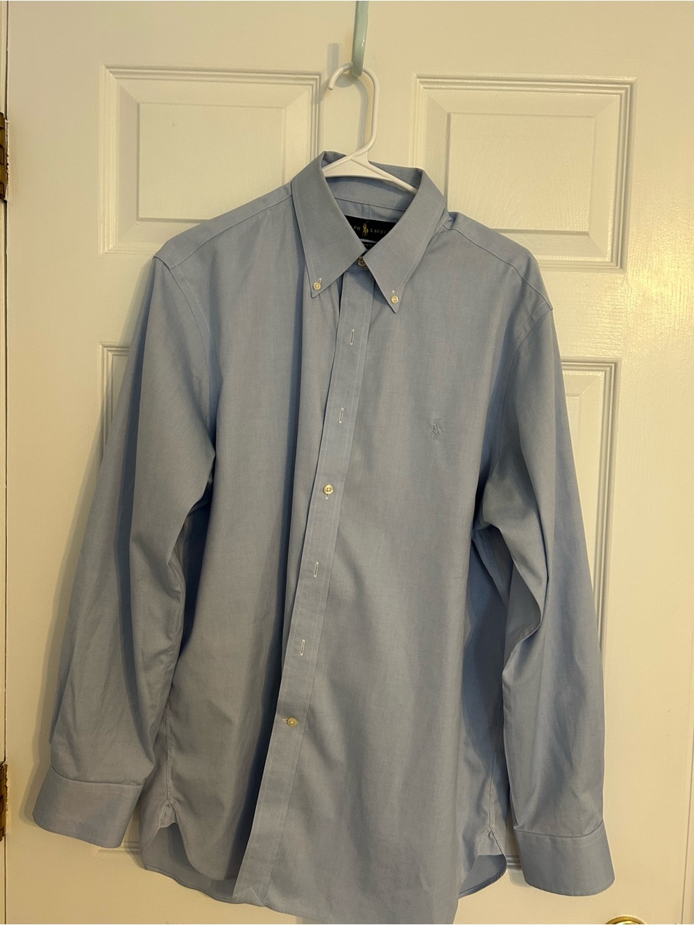 Ralph Lauren Light Blue Button-Down Dress Shirt